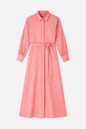 BELTED SHIRT DRESS